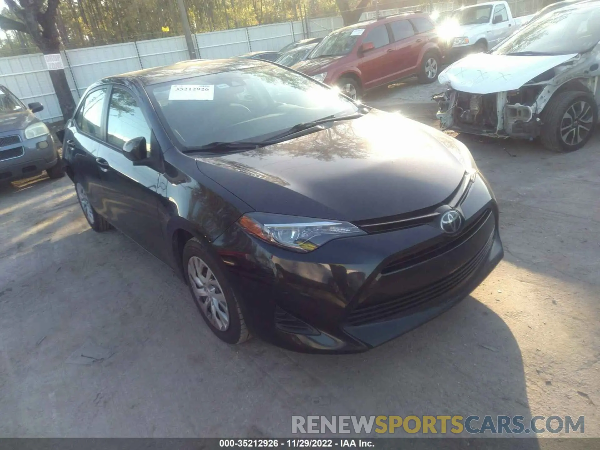1 fotografías del automóvil dañado 5YFBURHE7KP902199 TOYOTA COROLLA 2019