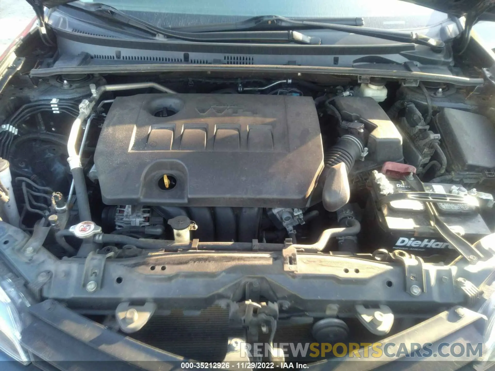 10 fotografías del automóvil dañado 5YFBURHE7KP902199 TOYOTA COROLLA 2019