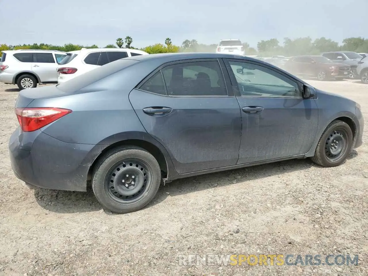 3 fotografías del automóvil dañado 5YFBURHE7KP903854 TOYOTA COROLLA 2019