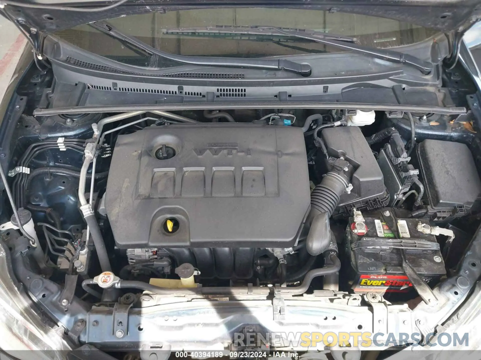 10 fotografías del automóvil dañado 5YFBURHE7KP904387 TOYOTA COROLLA 2019