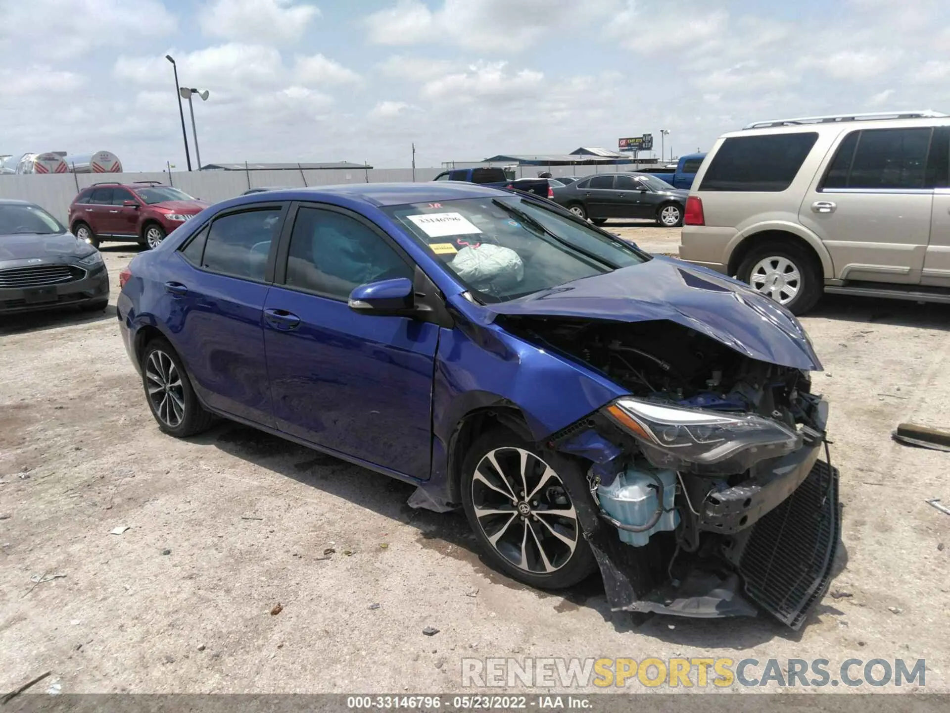 1 fotografías del automóvil dañado 5YFBURHE7KP905202 TOYOTA COROLLA 2019