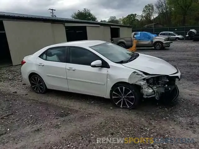 11 fotografías del automóvil dañado 5YFBURHE7KP906902 TOYOTA COROLLA 2019