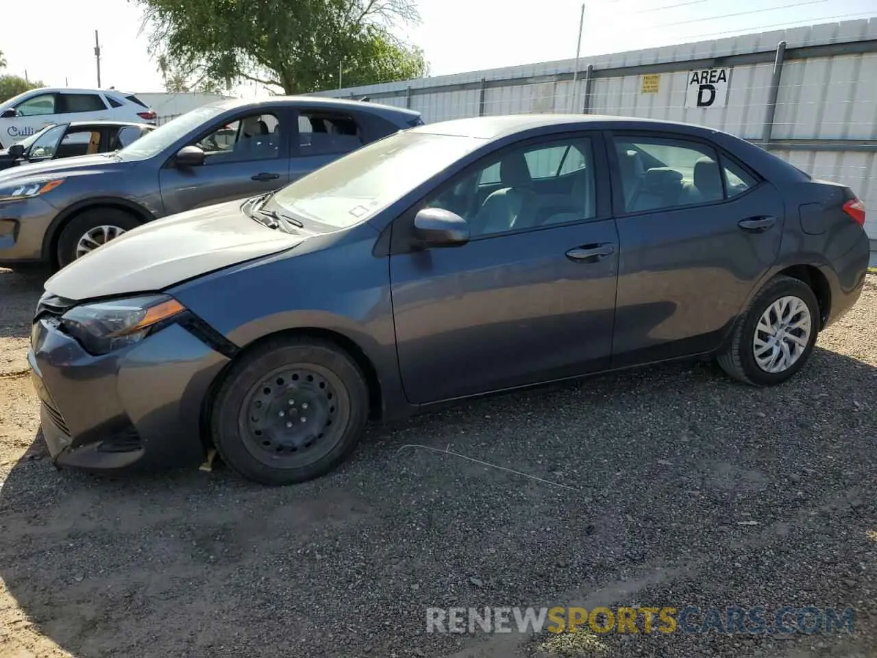 1 fotografías del automóvil dañado 5YFBURHE7KP907337 TOYOTA COROLLA 2019