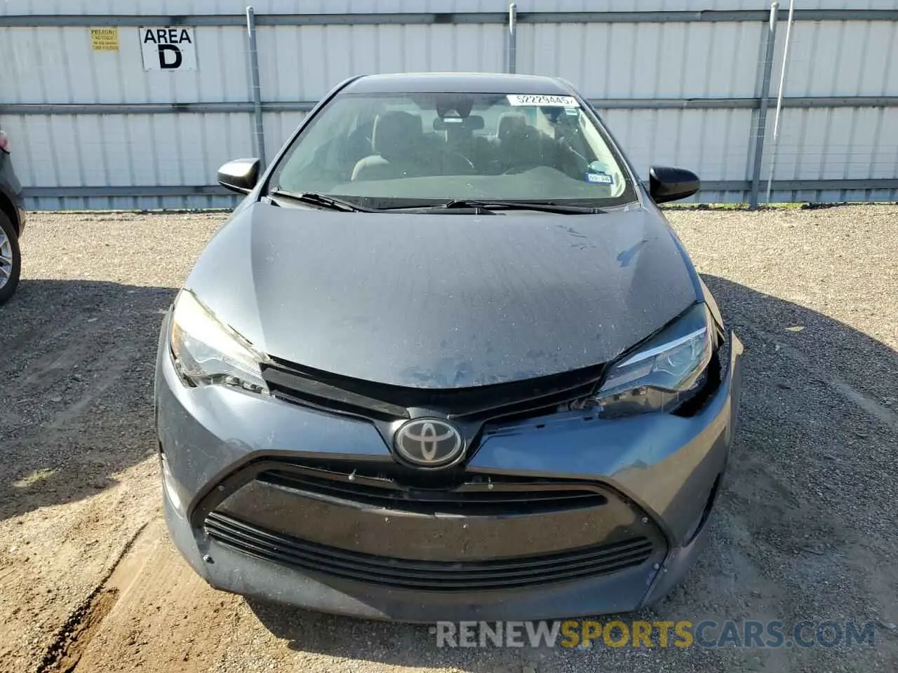 5 fotografías del automóvil dañado 5YFBURHE7KP907337 TOYOTA COROLLA 2019