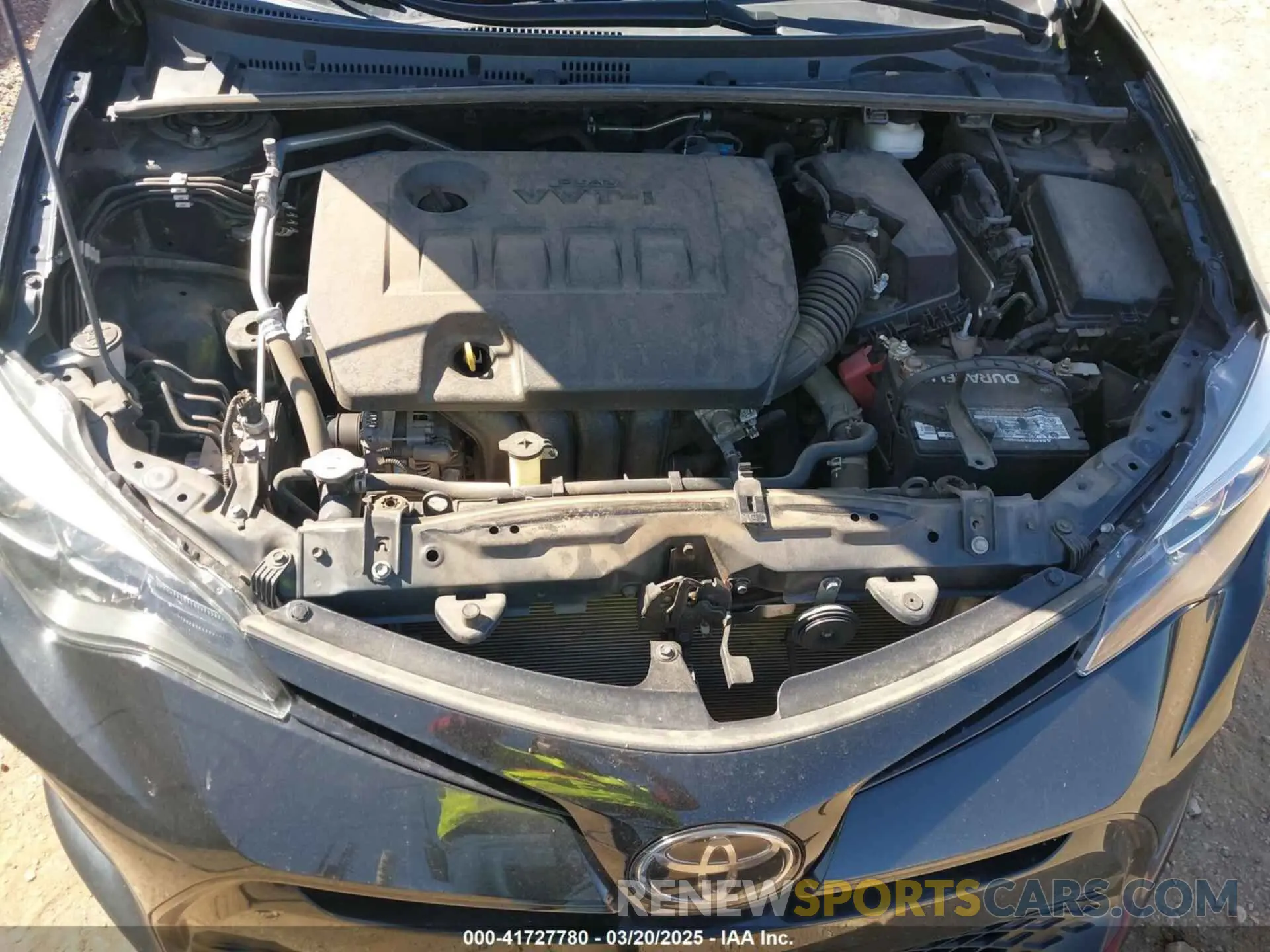 10 fotografías del automóvil dañado 5YFBURHE7KP908679 TOYOTA COROLLA 2019