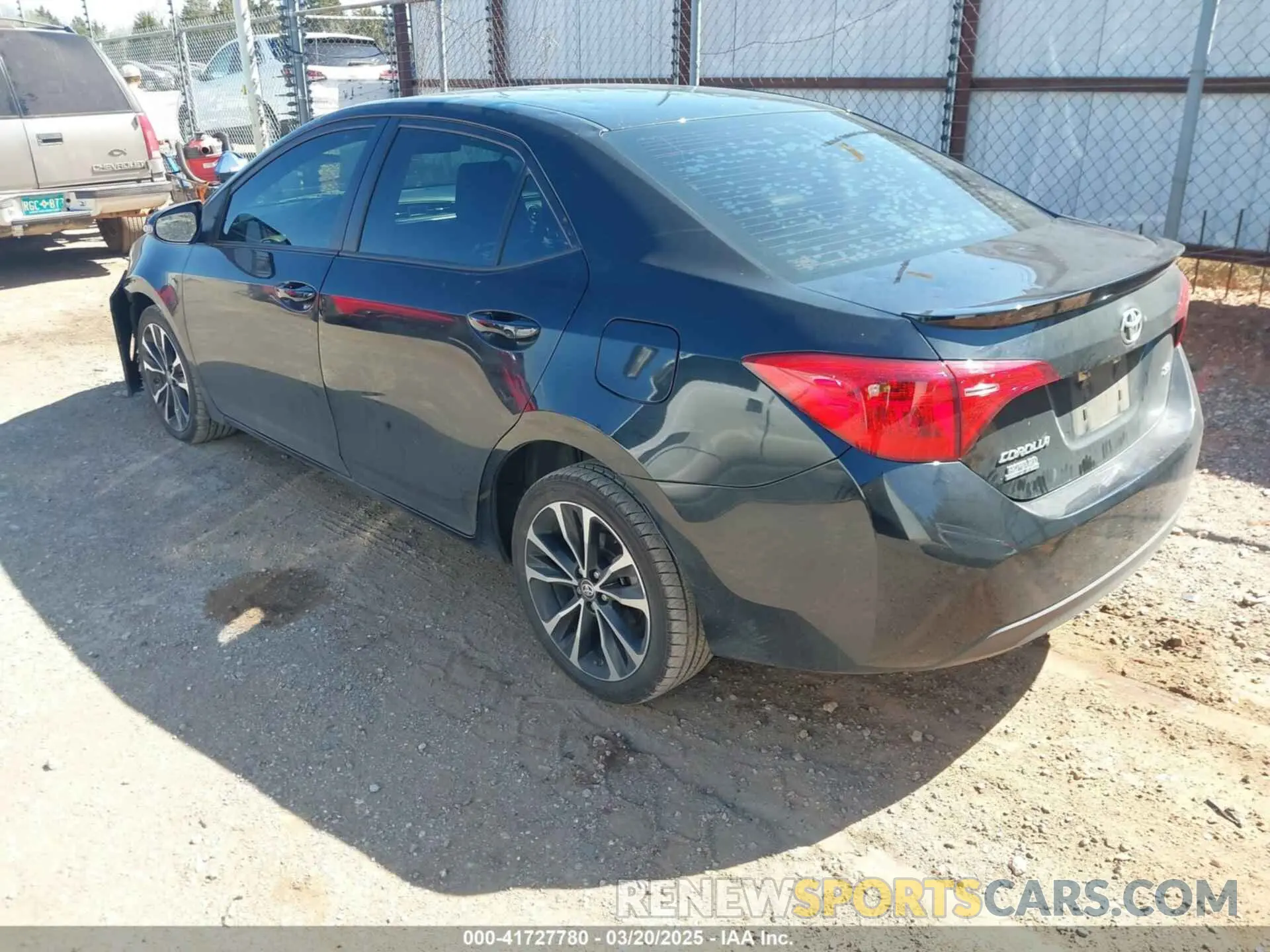 3 fotografías del automóvil dañado 5YFBURHE7KP908679 TOYOTA COROLLA 2019