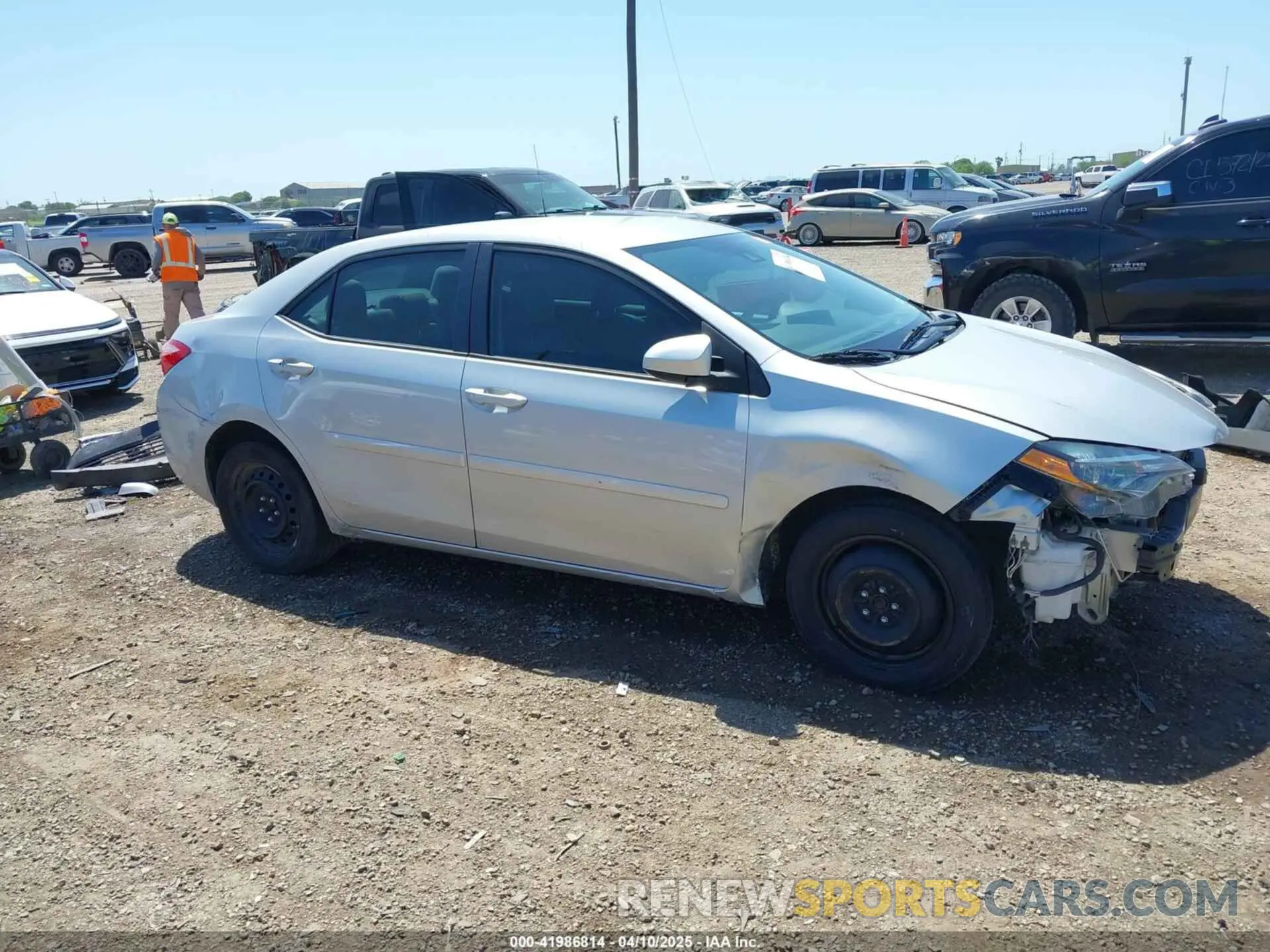 1 fotografías del automóvil dañado 5YFBURHE7KP912618 TOYOTA COROLLA 2019