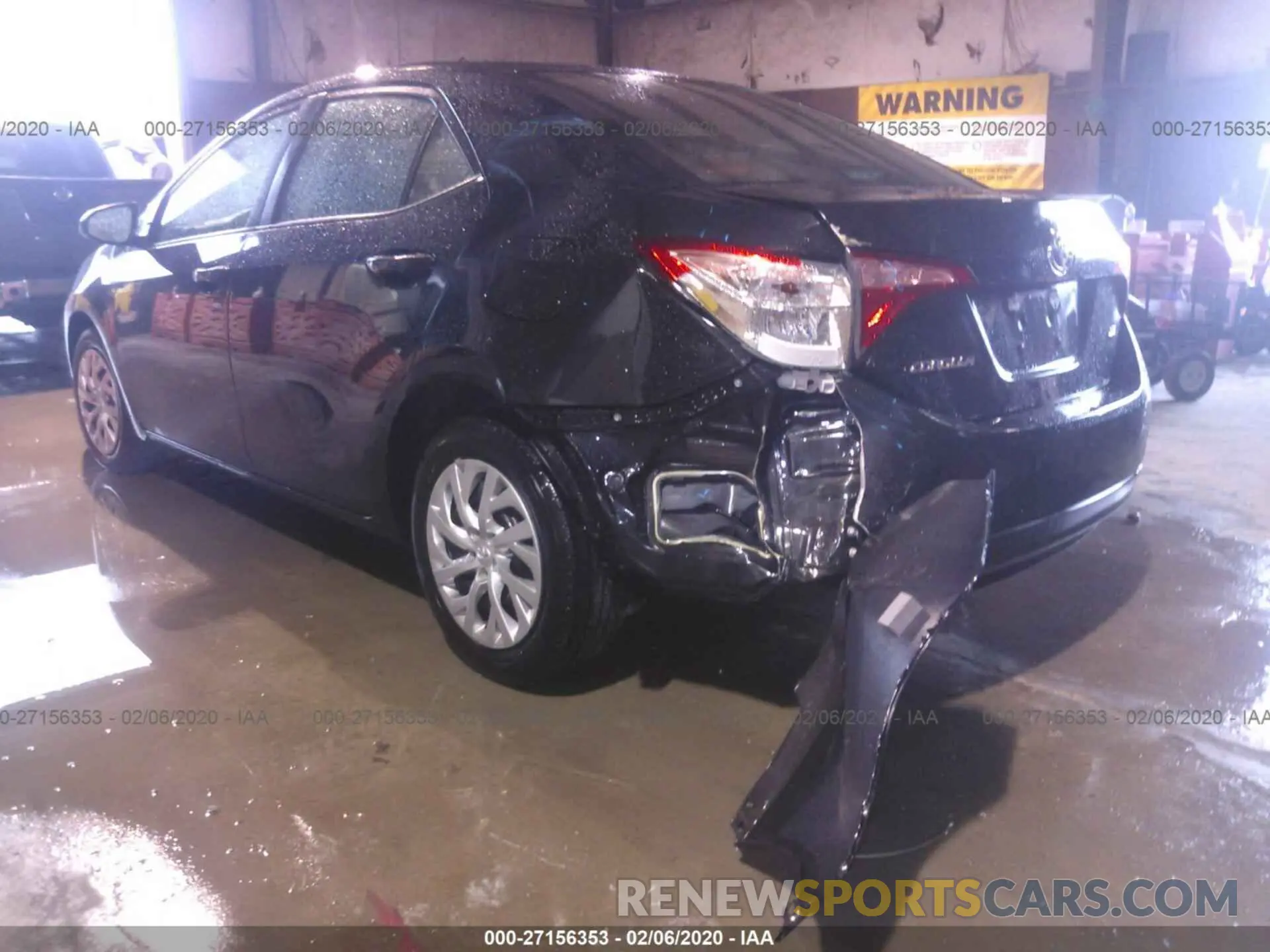 3 fotografías del automóvil dañado 5YFBURHE7KP918788 TOYOTA COROLLA 2019