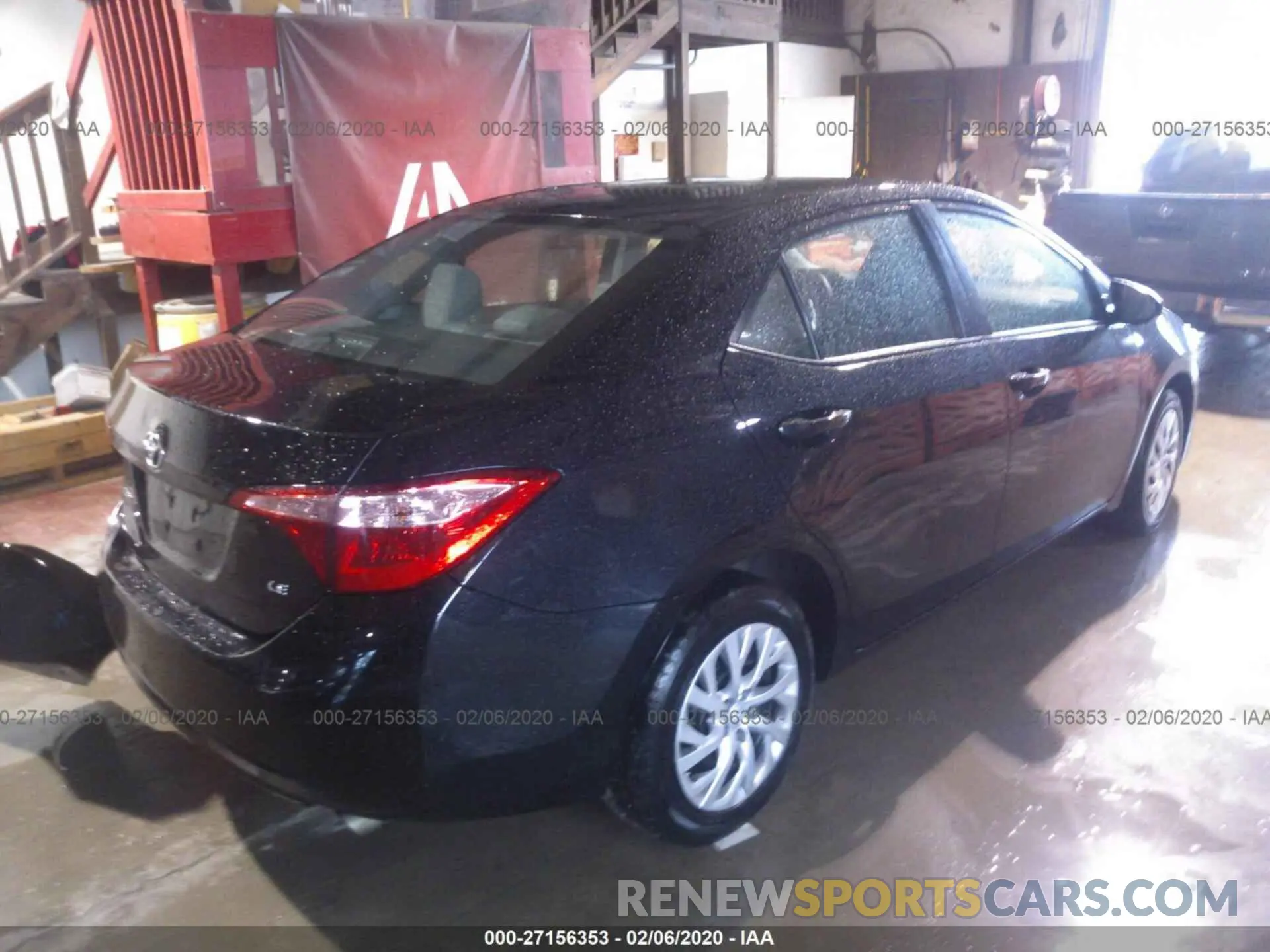 4 fotografías del automóvil dañado 5YFBURHE7KP918788 TOYOTA COROLLA 2019