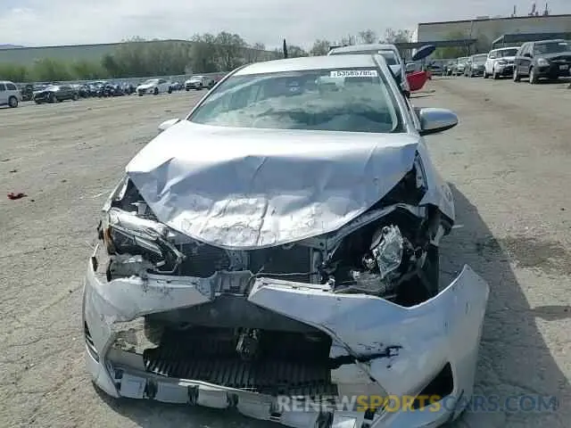 13 fotografías del automóvil dañado 5YFBURHE7KP919374 TOYOTA COROLLA 2019