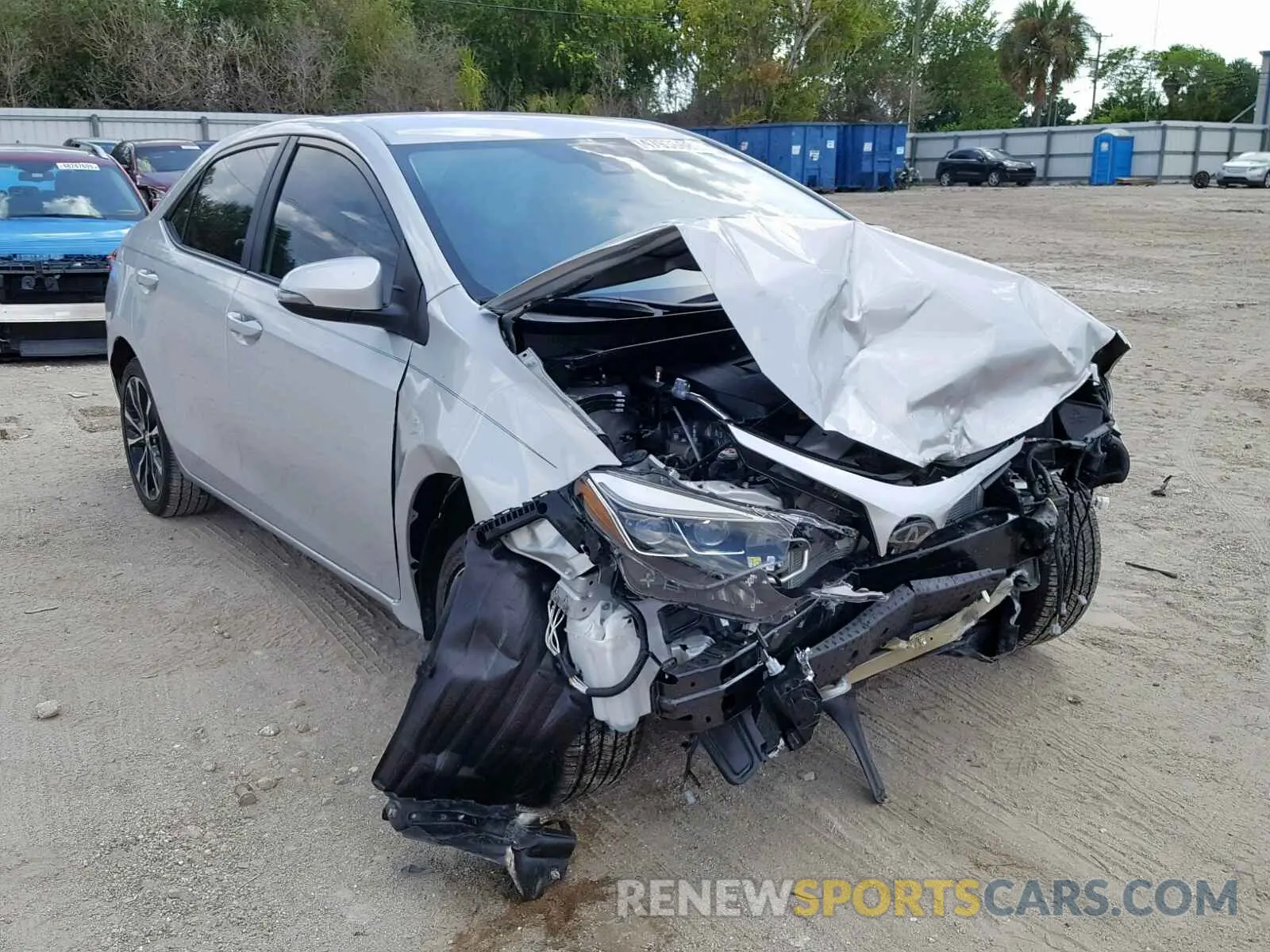 1 fotografías del automóvil dañado 5YFBURHE7KP923571 TOYOTA COROLLA 2019