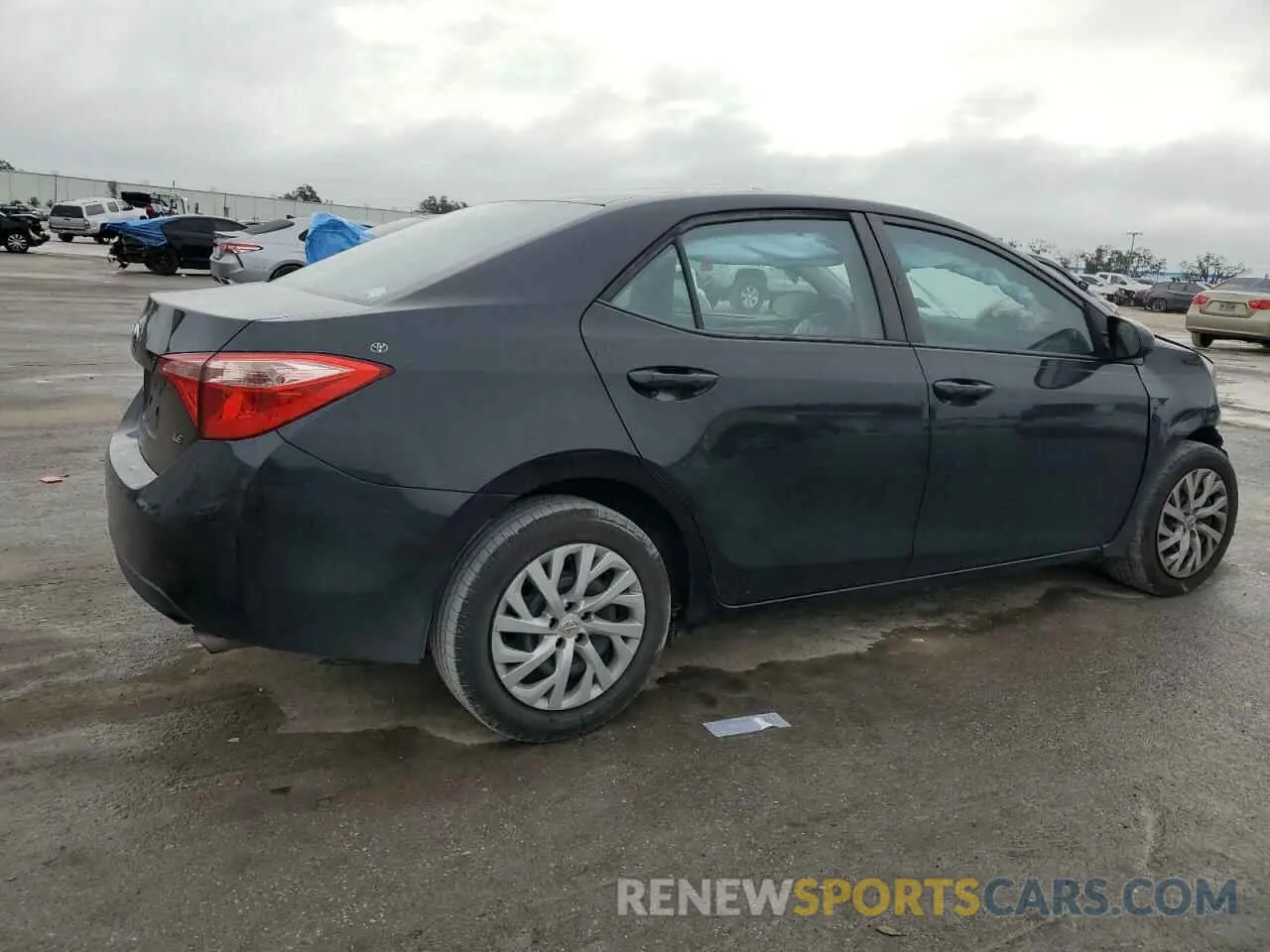3 fotografías del automóvil dañado 5YFBURHE7KP929273 TOYOTA COROLLA 2019