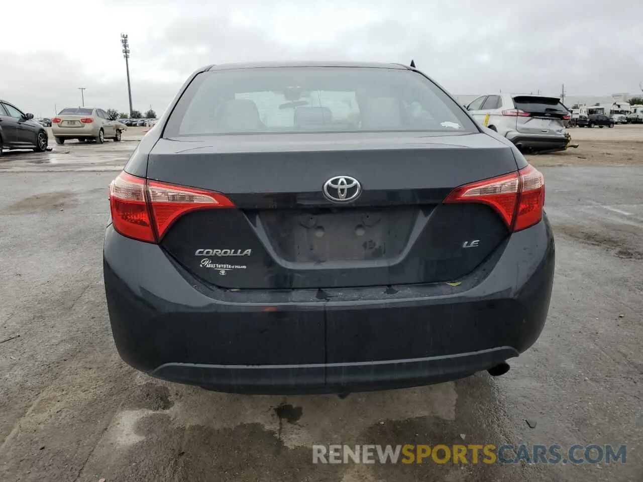 6 fotografías del automóvil dañado 5YFBURHE7KP929273 TOYOTA COROLLA 2019