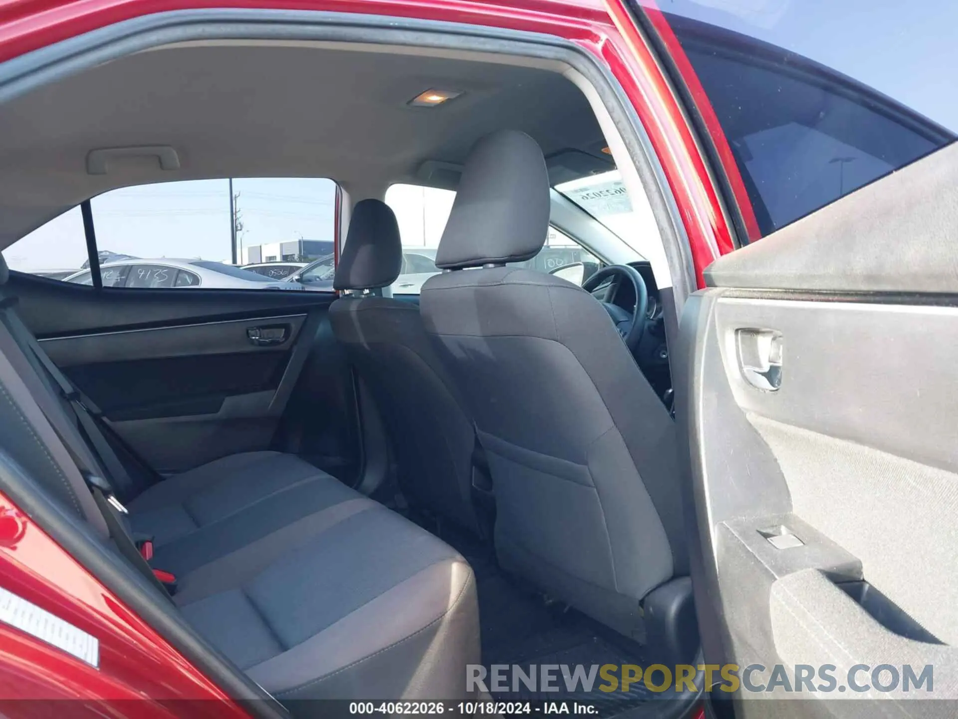 8 fotografías del automóvil dañado 5YFBURHE7KP930780 TOYOTA COROLLA 2019