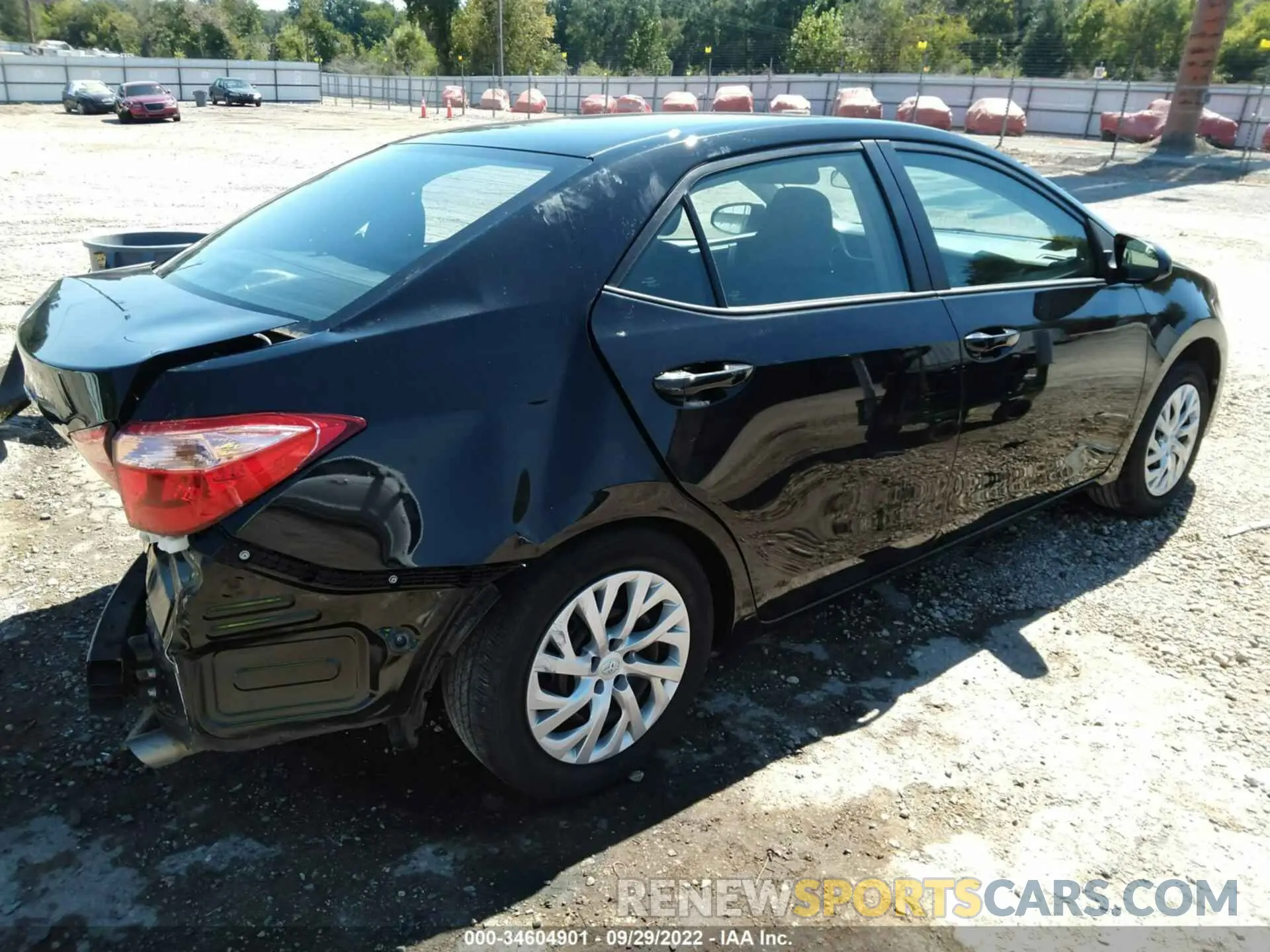 4 fotografías del automóvil dañado 5YFBURHE7KP947711 TOYOTA COROLLA 2019