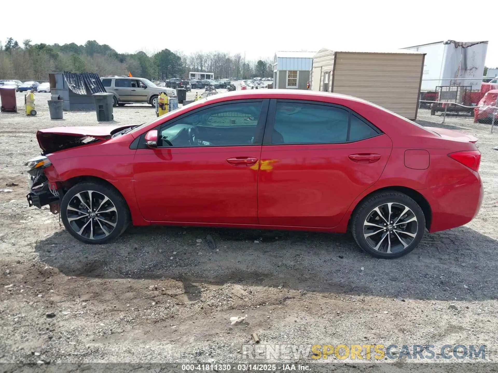 14 fotografías del automóvil dañado 5YFBURHE7KP949541 TOYOTA COROLLA 2019