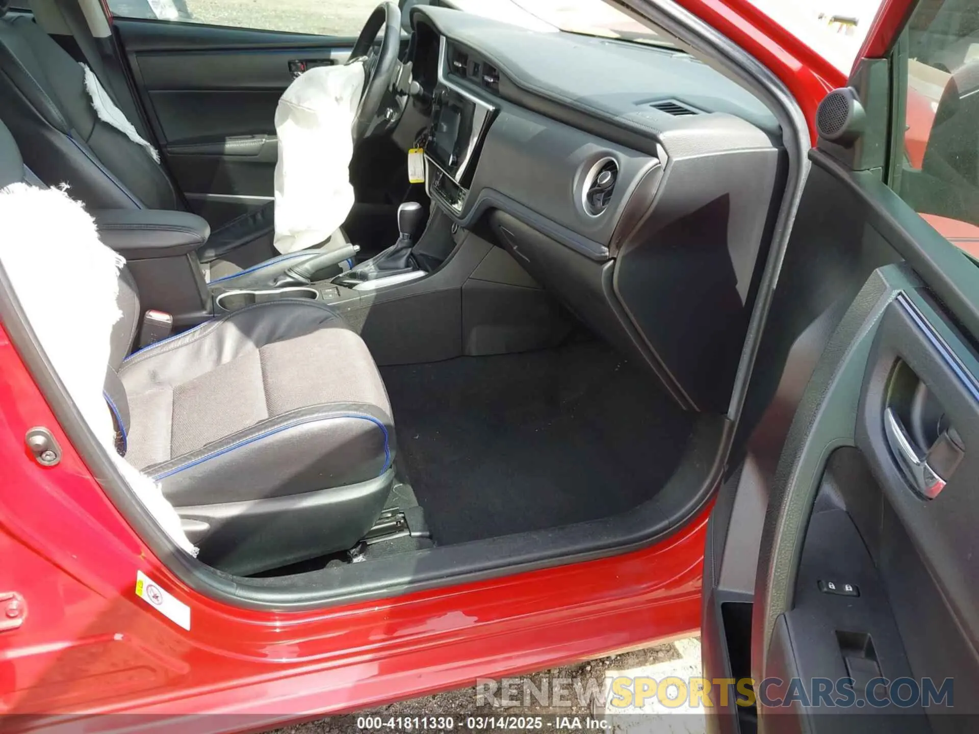 5 fotografías del automóvil dañado 5YFBURHE7KP949541 TOYOTA COROLLA 2019