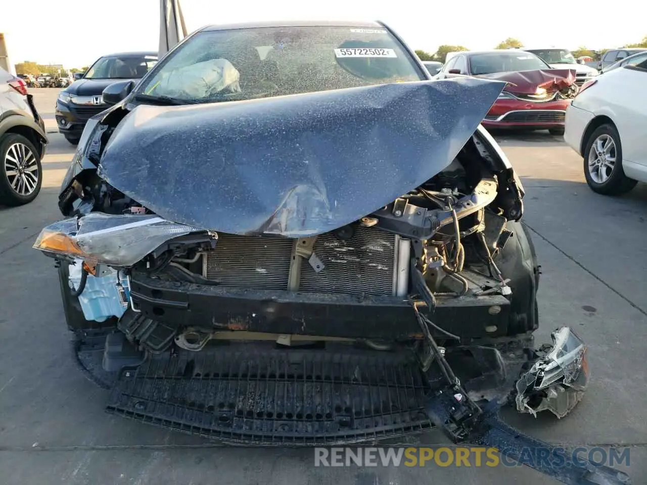 7 fotografías del automóvil dañado 5YFBURHE7KP949992 TOYOTA COROLLA 2019