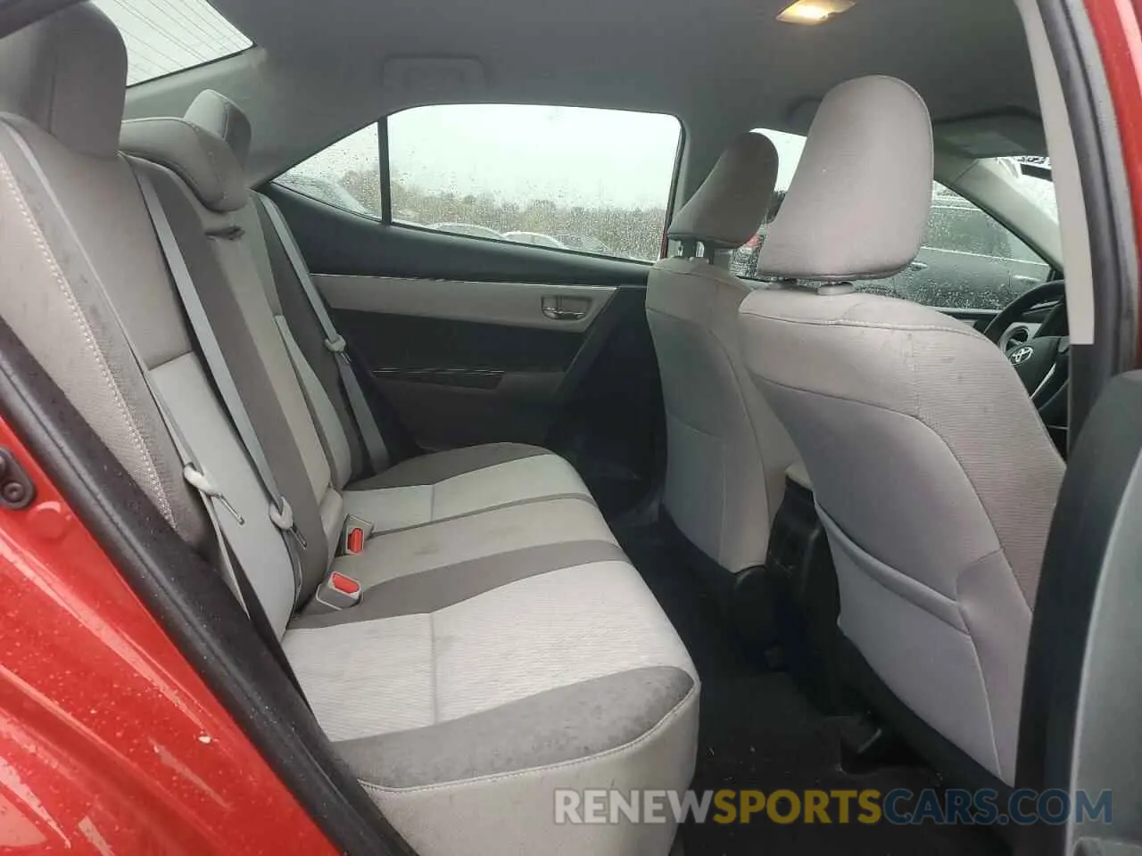 10 fotografías del automóvil dañado 5YFBURHE8KP866376 TOYOTA COROLLA 2019