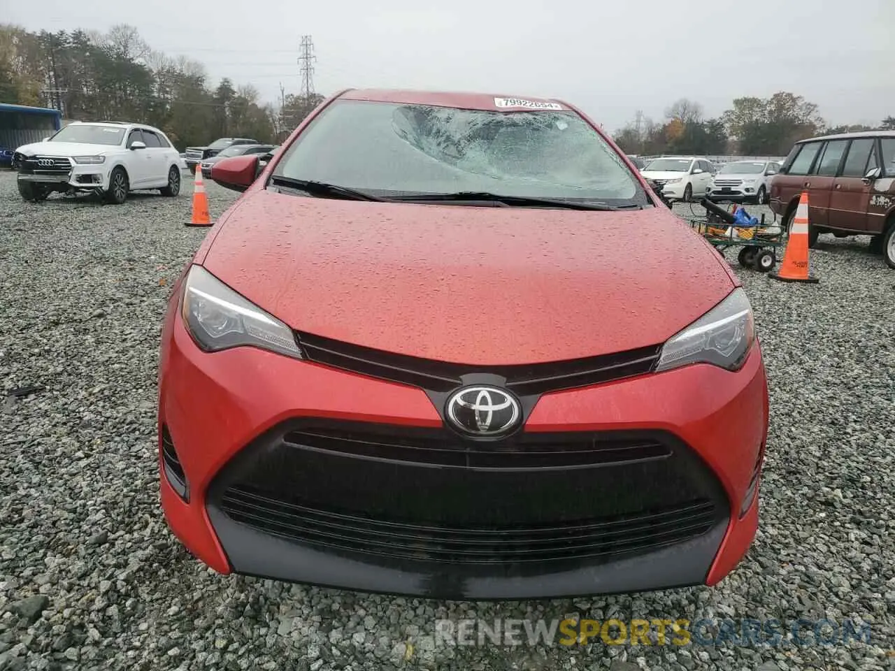 5 fotografías del automóvil dañado 5YFBURHE8KP866376 TOYOTA COROLLA 2019