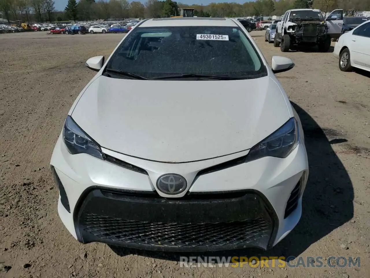5 fotografías del automóvil dañado 5YFBURHE8KP867933 TOYOTA COROLLA 2019