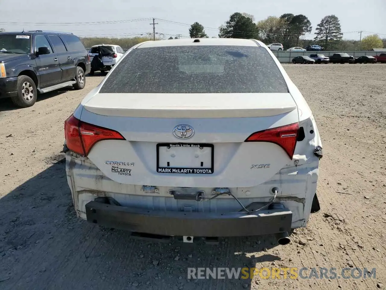 6 fotografías del automóvil dañado 5YFBURHE8KP867933 TOYOTA COROLLA 2019