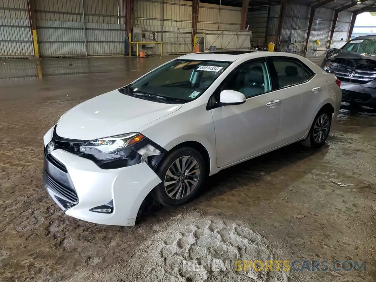 1 fotografías del automóvil dañado 5YFBURHE8KP868449 TOYOTA COROLLA 2019