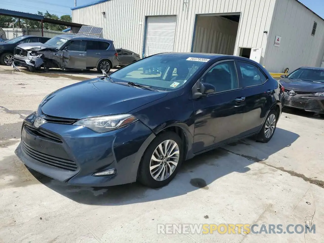 1 fotografías del automóvil dañado 5YFBURHE8KP869407 TOYOTA COROLLA 2019