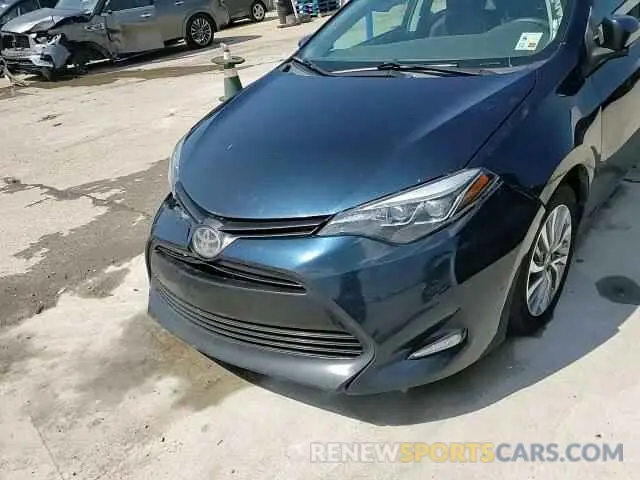 13 fotografías del automóvil dañado 5YFBURHE8KP869407 TOYOTA COROLLA 2019