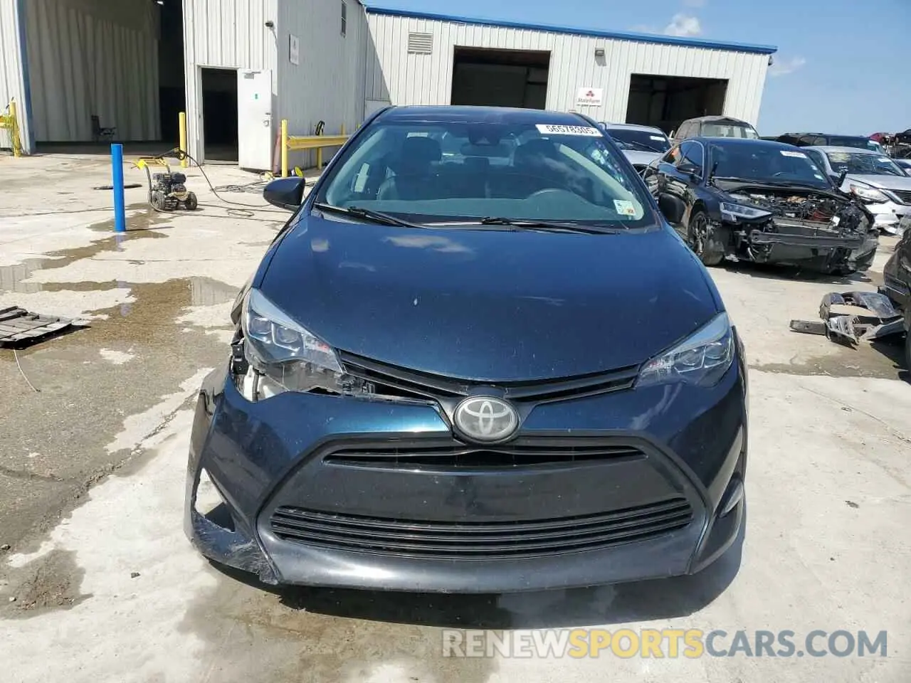 5 fotografías del automóvil dañado 5YFBURHE8KP869407 TOYOTA COROLLA 2019