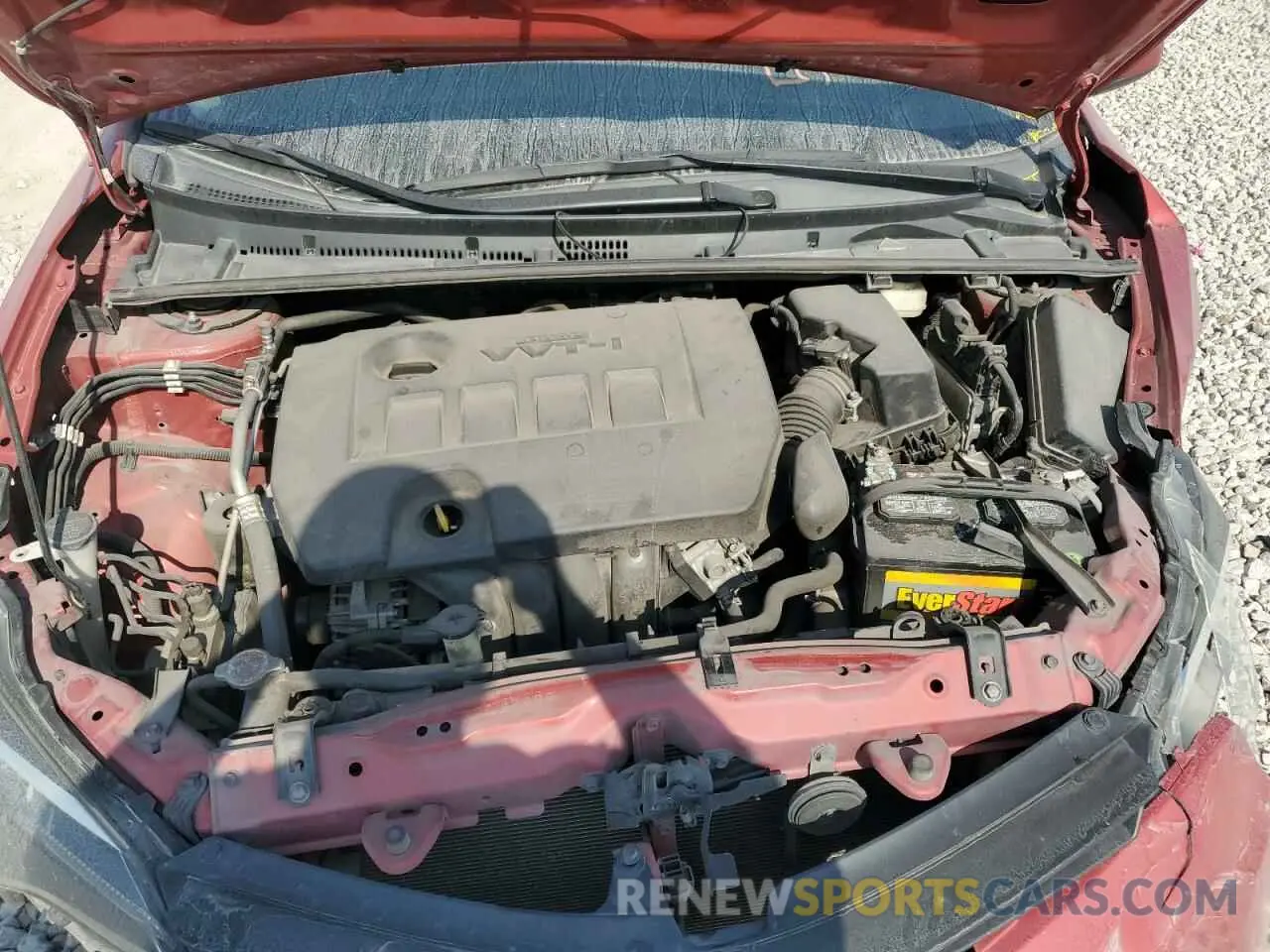 12 fotografías del automóvil dañado 5YFBURHE8KP872856 TOYOTA COROLLA 2019