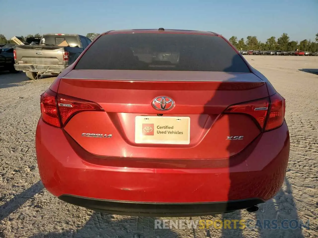 6 fotografías del automóvil dañado 5YFBURHE8KP875109 TOYOTA COROLLA 2019