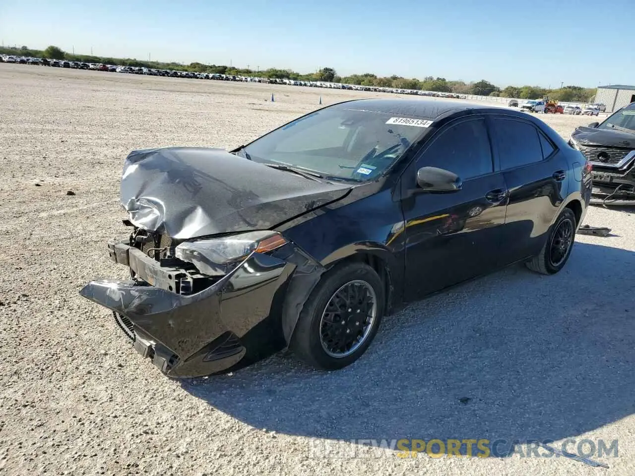 1 fotografías del automóvil dañado 5YFBURHE8KP877300 TOYOTA COROLLA 2019