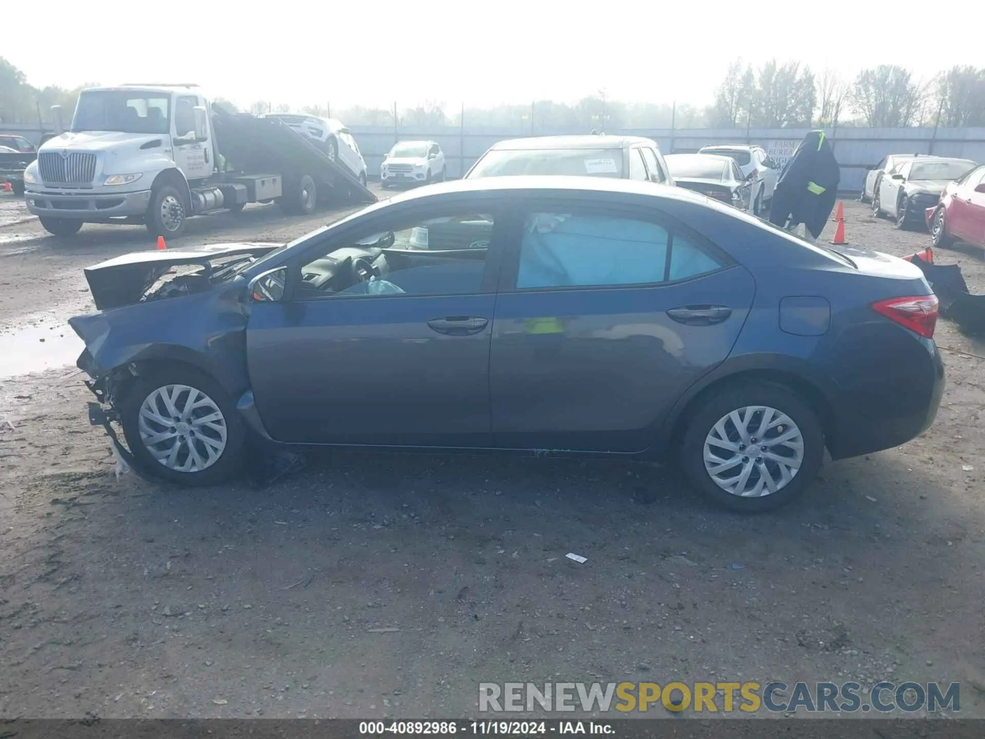 15 fotografías del automóvil dañado 5YFBURHE8KP877975 TOYOTA COROLLA 2019