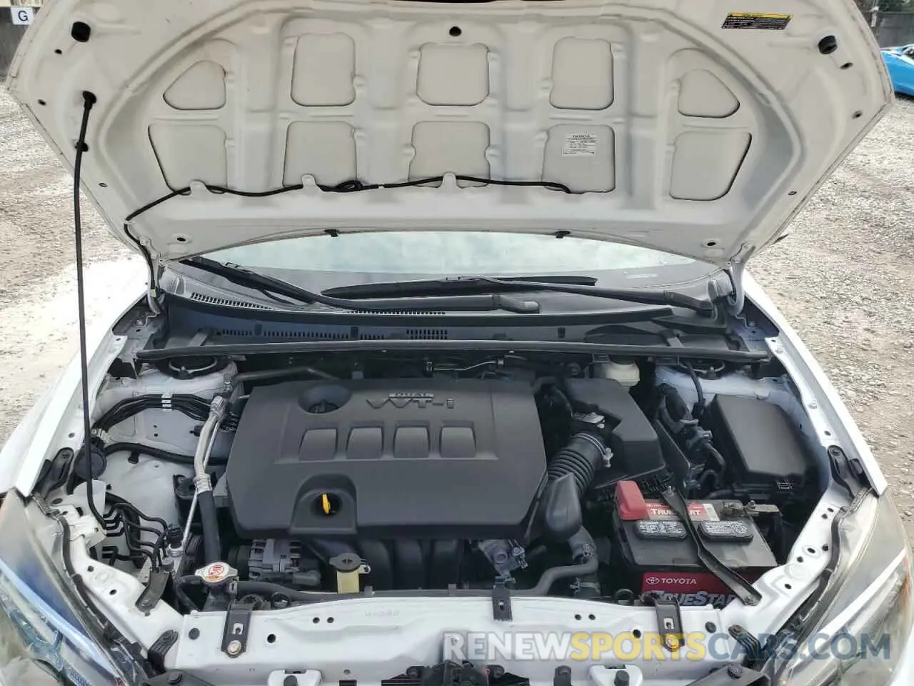 11 fotografías del automóvil dañado 5YFBURHE8KP878947 TOYOTA COROLLA 2019