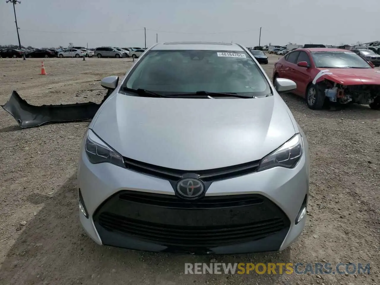 5 fotografías del automóvil dañado 5YFBURHE8KP885736 TOYOTA COROLLA 2019