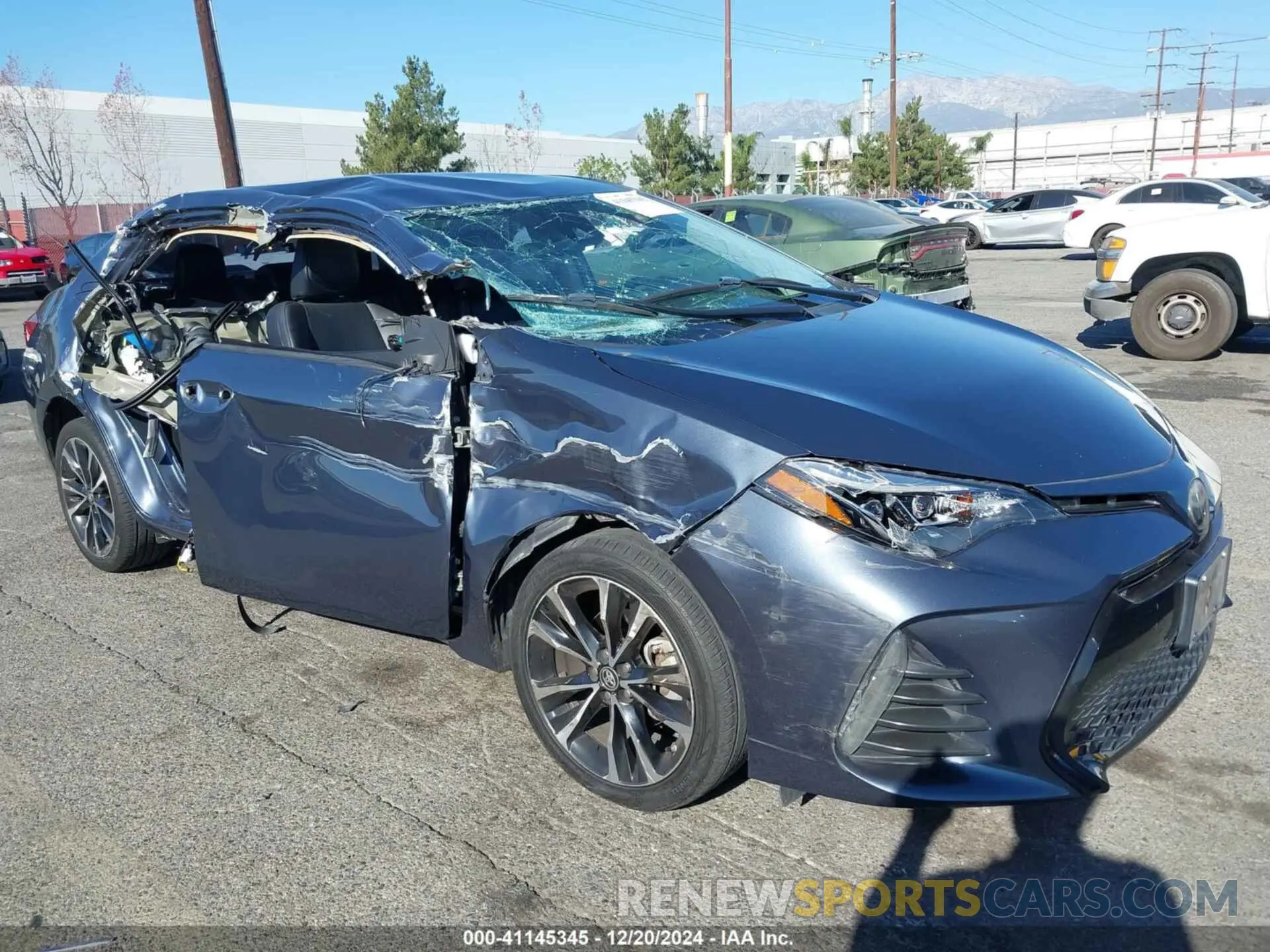 1 fotografías del automóvil dañado 5YFBURHE8KP886031 TOYOTA COROLLA 2019