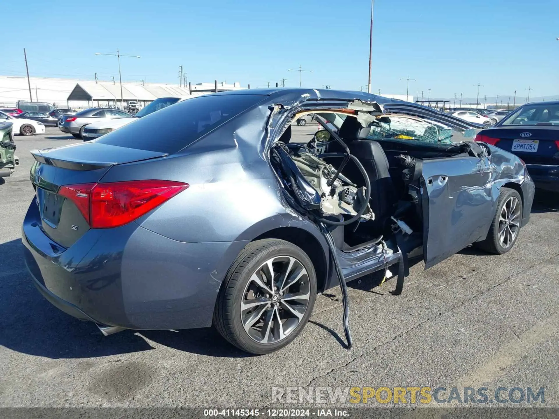 4 fotografías del automóvil dañado 5YFBURHE8KP886031 TOYOTA COROLLA 2019