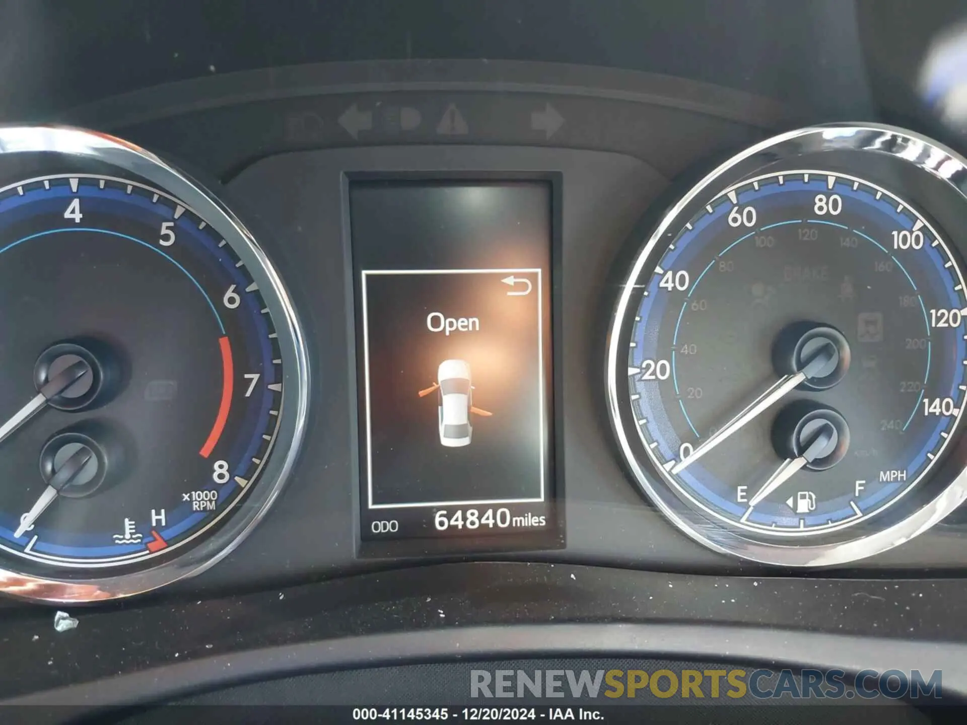 7 fotografías del automóvil dañado 5YFBURHE8KP886031 TOYOTA COROLLA 2019