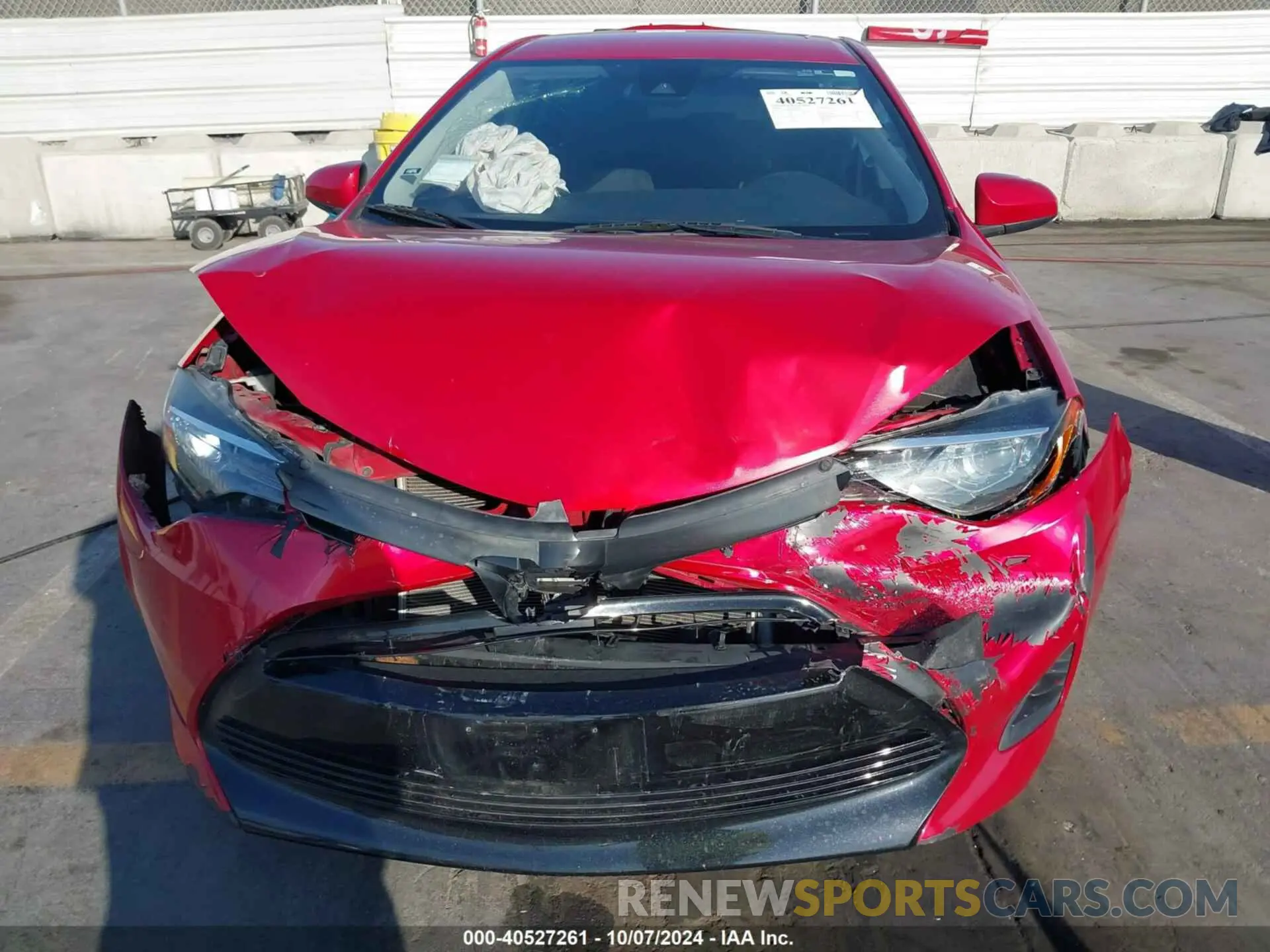 12 fotografías del automóvil dañado 5YFBURHE8KP888054 TOYOTA COROLLA 2019