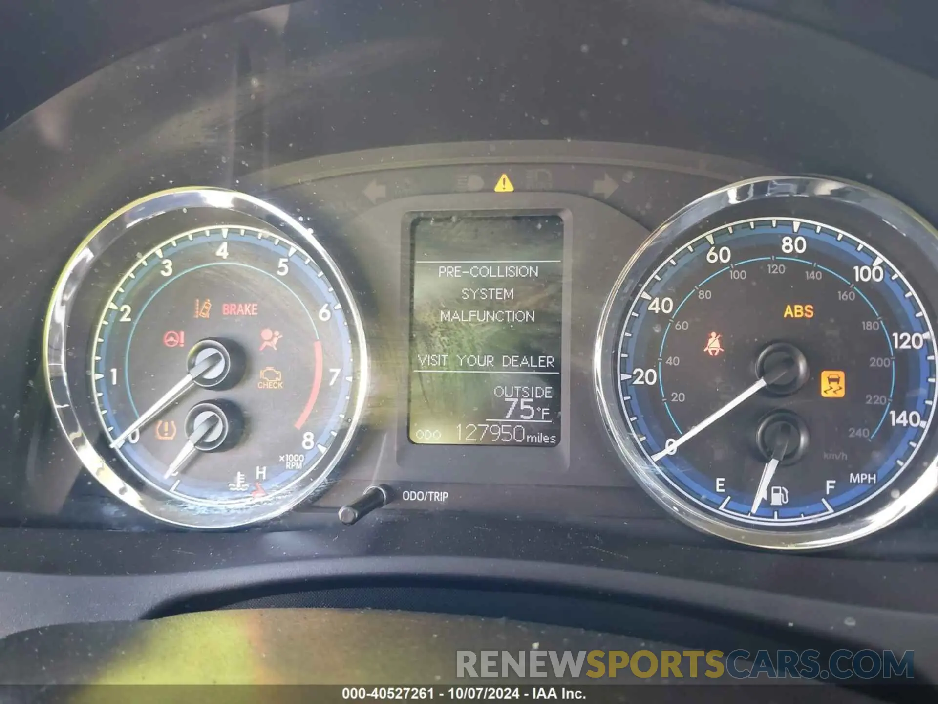 7 fotografías del automóvil dañado 5YFBURHE8KP888054 TOYOTA COROLLA 2019