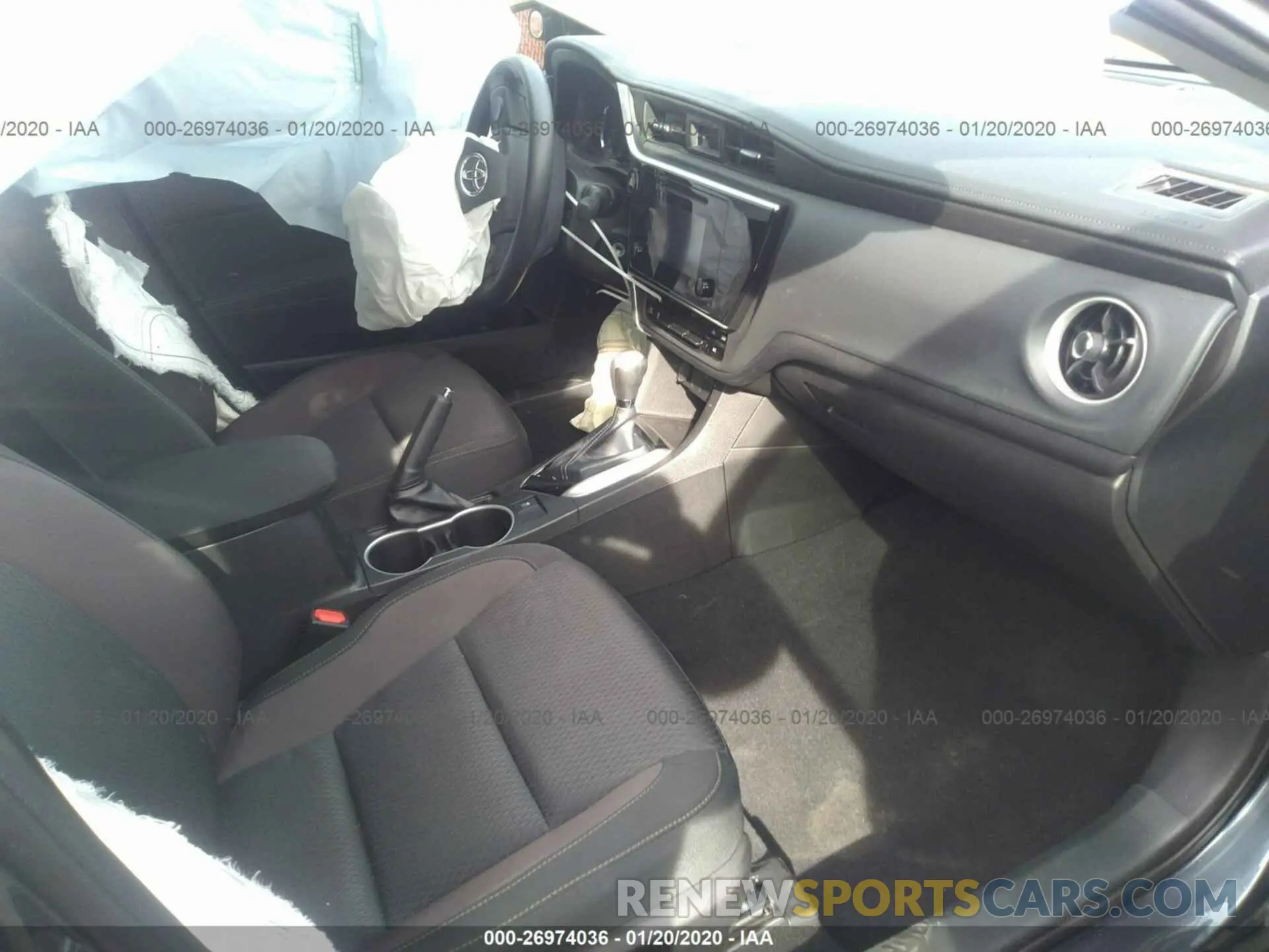5 fotografías del automóvil dañado 5YFBURHE8KP892492 TOYOTA COROLLA 2019