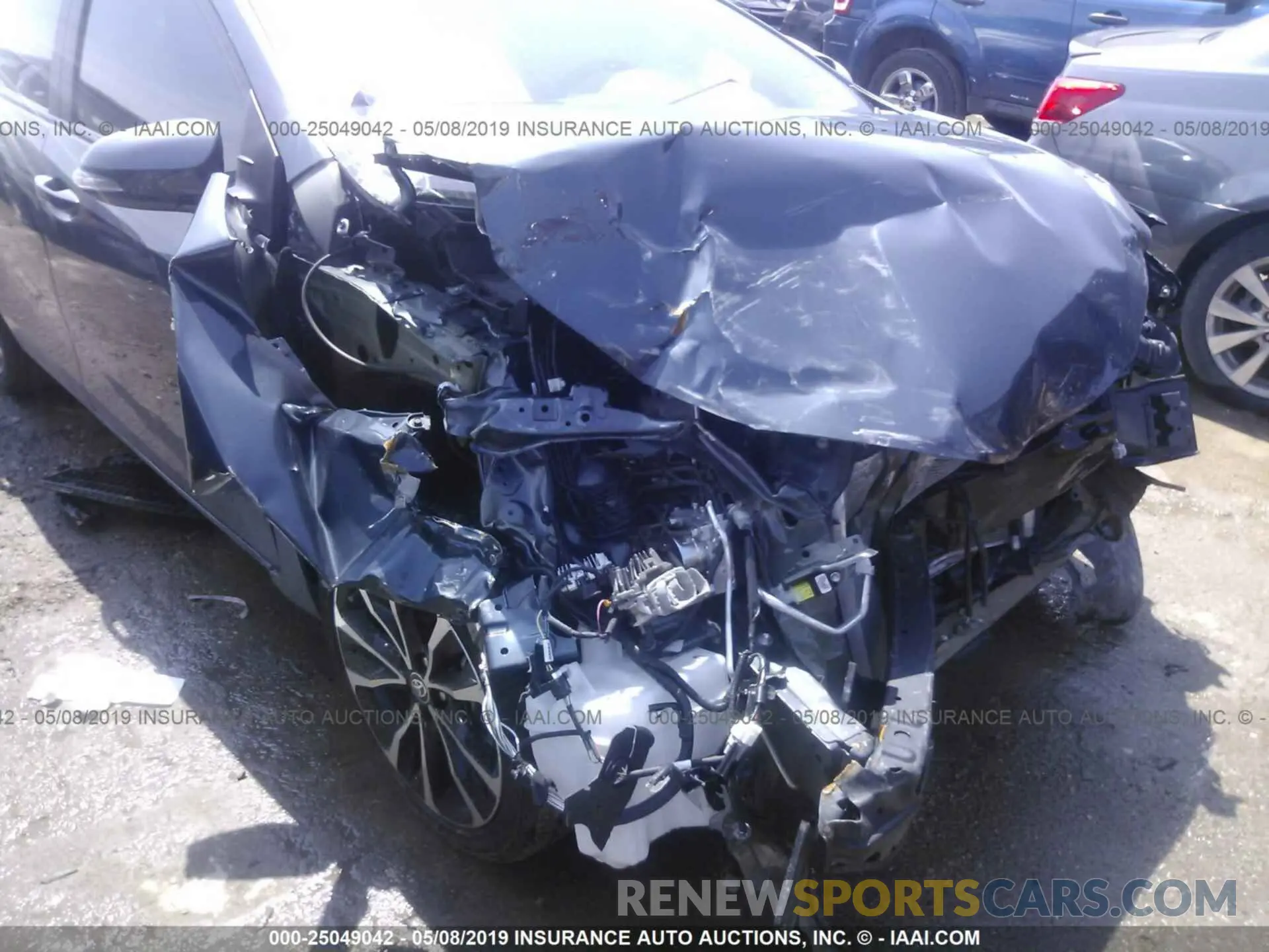 6 fotografías del automóvil dañado 5YFBURHE8KP895862 TOYOTA COROLLA 2019