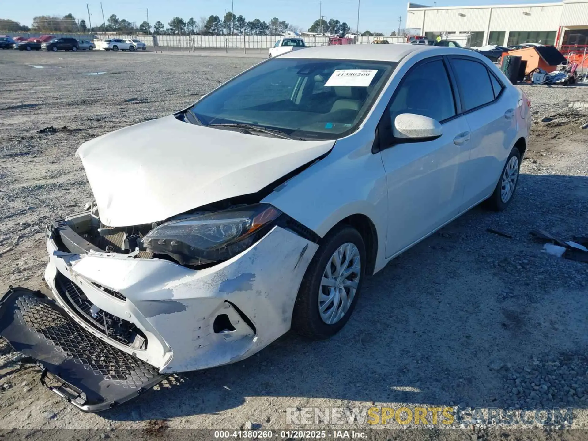 2 fotografías del automóvil dañado 5YFBURHE8KP897241 TOYOTA COROLLA 2019