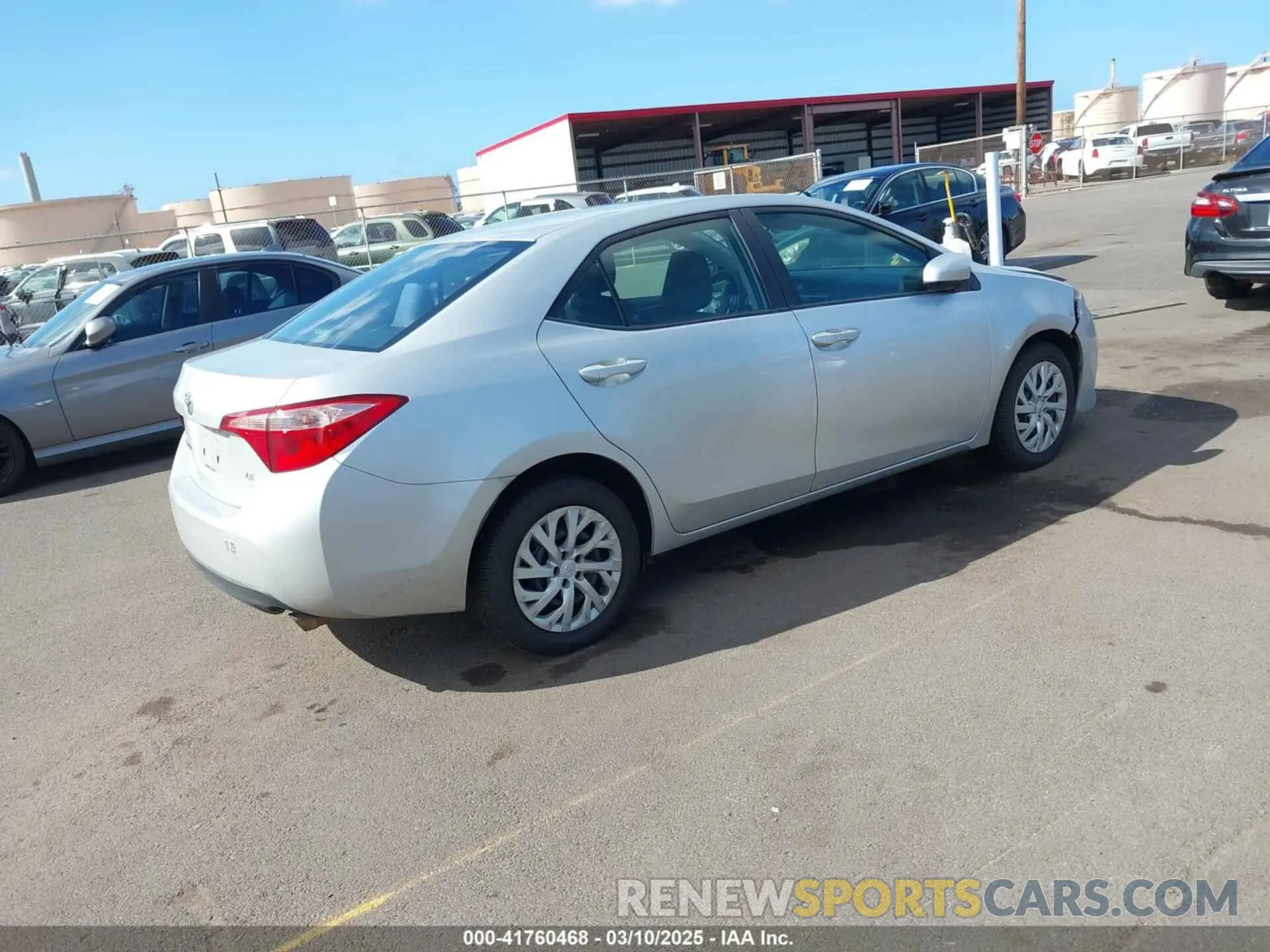 4 fotografías del automóvil dañado 5YFBURHE8KP904642 TOYOTA COROLLA 2019