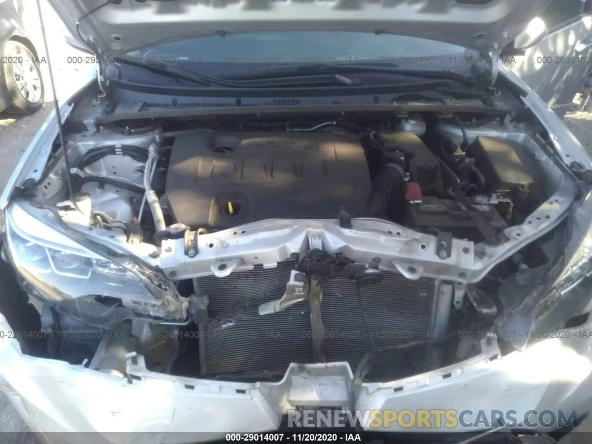 10 fotografías del automóvil dañado 5YFBURHE8KP909453 TOYOTA COROLLA 2019