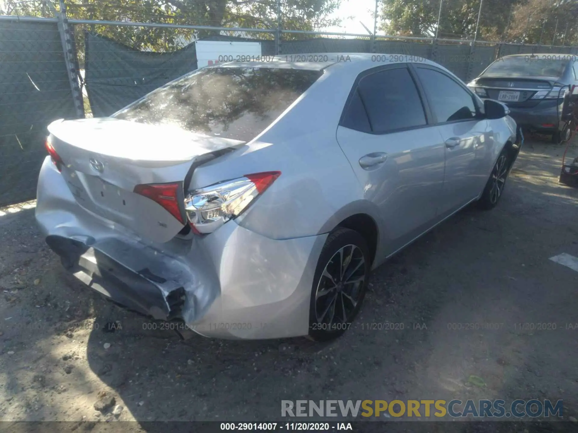 4 fotografías del automóvil dañado 5YFBURHE8KP909453 TOYOTA COROLLA 2019