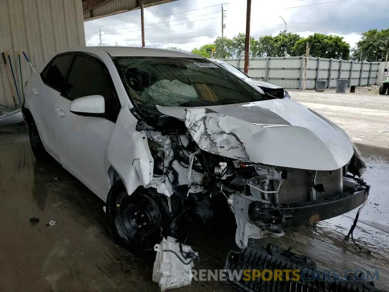 1 fotografías del automóvil dañado 5YFBURHE8KP913082 TOYOTA COROLLA 2019