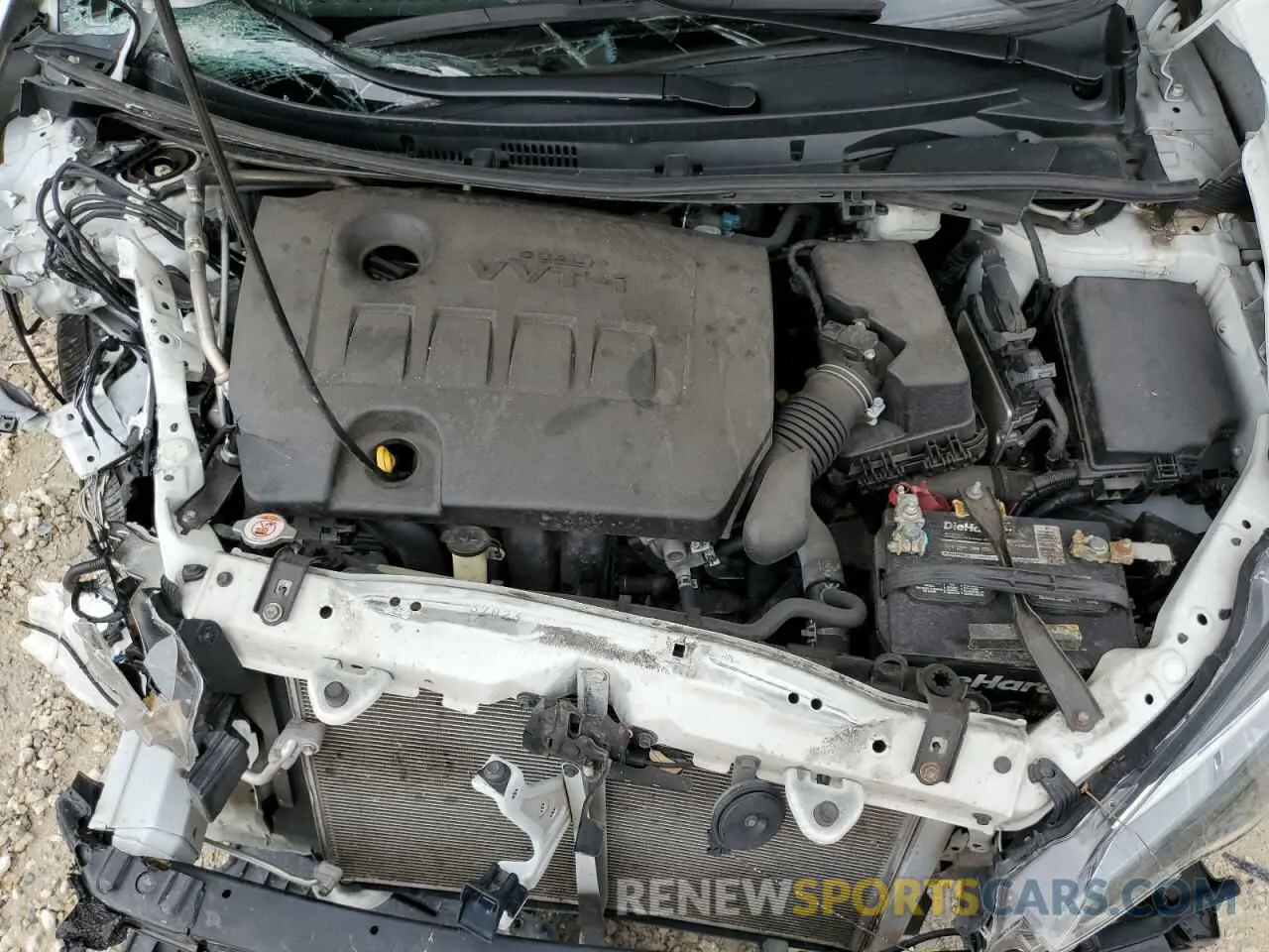 7 fotografías del automóvil dañado 5YFBURHE8KP913082 TOYOTA COROLLA 2019