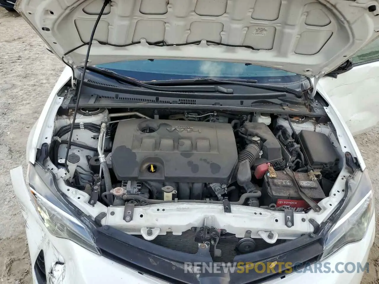 11 fotografías del automóvil dañado 5YFBURHE8KP919707 TOYOTA COROLLA 2019